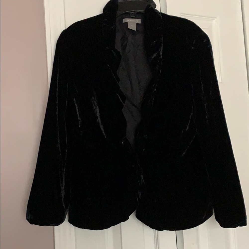 Ann Taylor Crushed Velvet Blazer